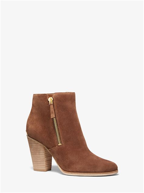 michael michael kors denver suede ankle boot